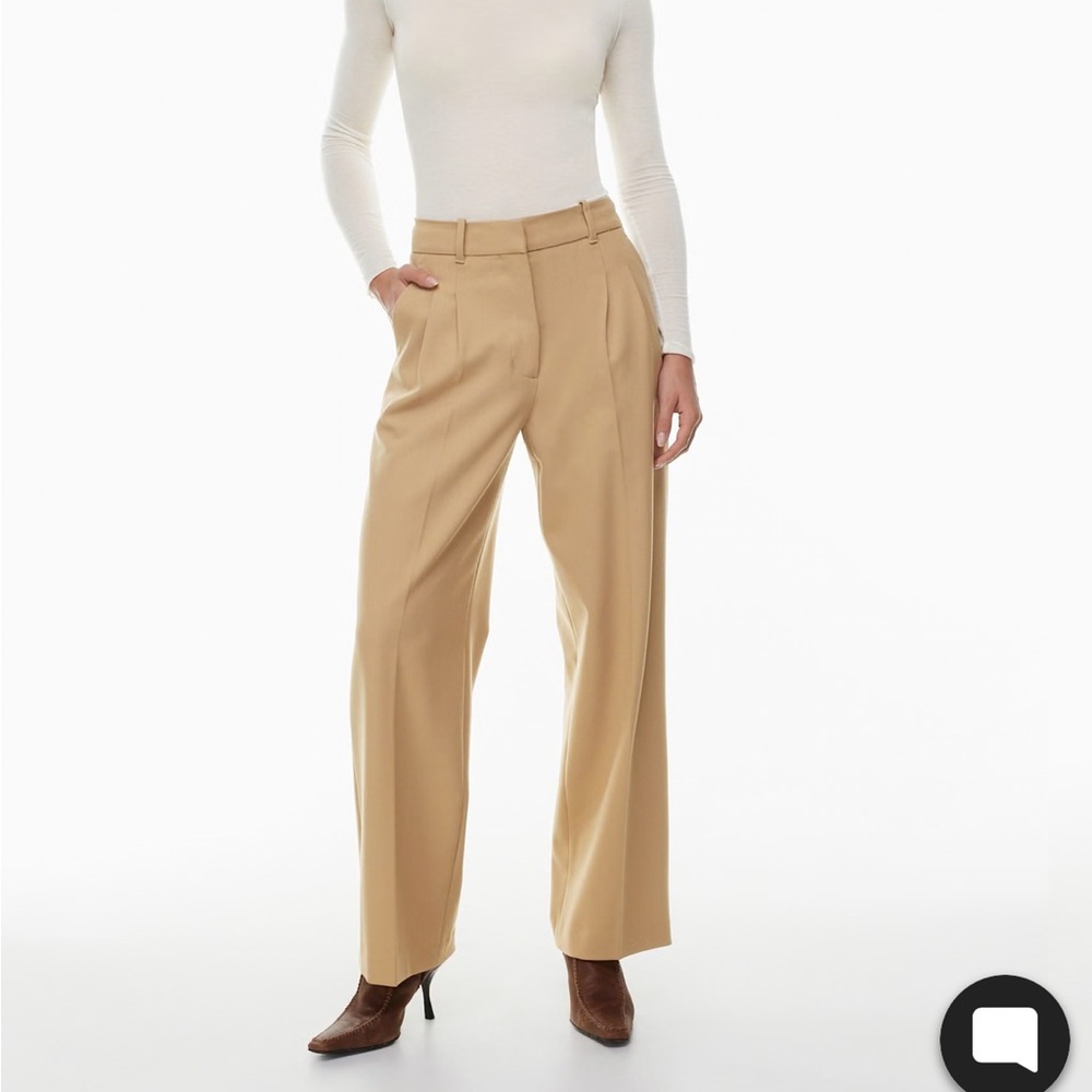 Aritzia Effortless Pants - Crepette, Tan Size 0